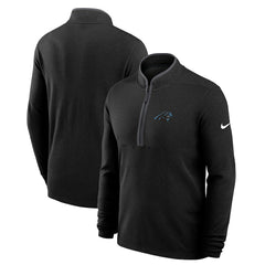 Carolina Panthers Lightweight Victory Dri-FIT Half-Zip Pullover - Black Pullover