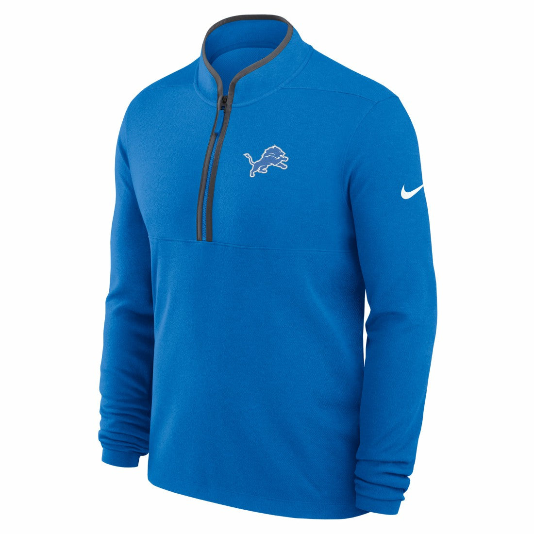 Detroit Lions Lightweight Victory Dri-FIT Half-Zip Pullover - Blue Pullover