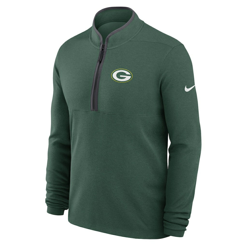 Green Bay Packers Lightweight Victory Dri-FIT Half-Zip Pullover - Green Pullover