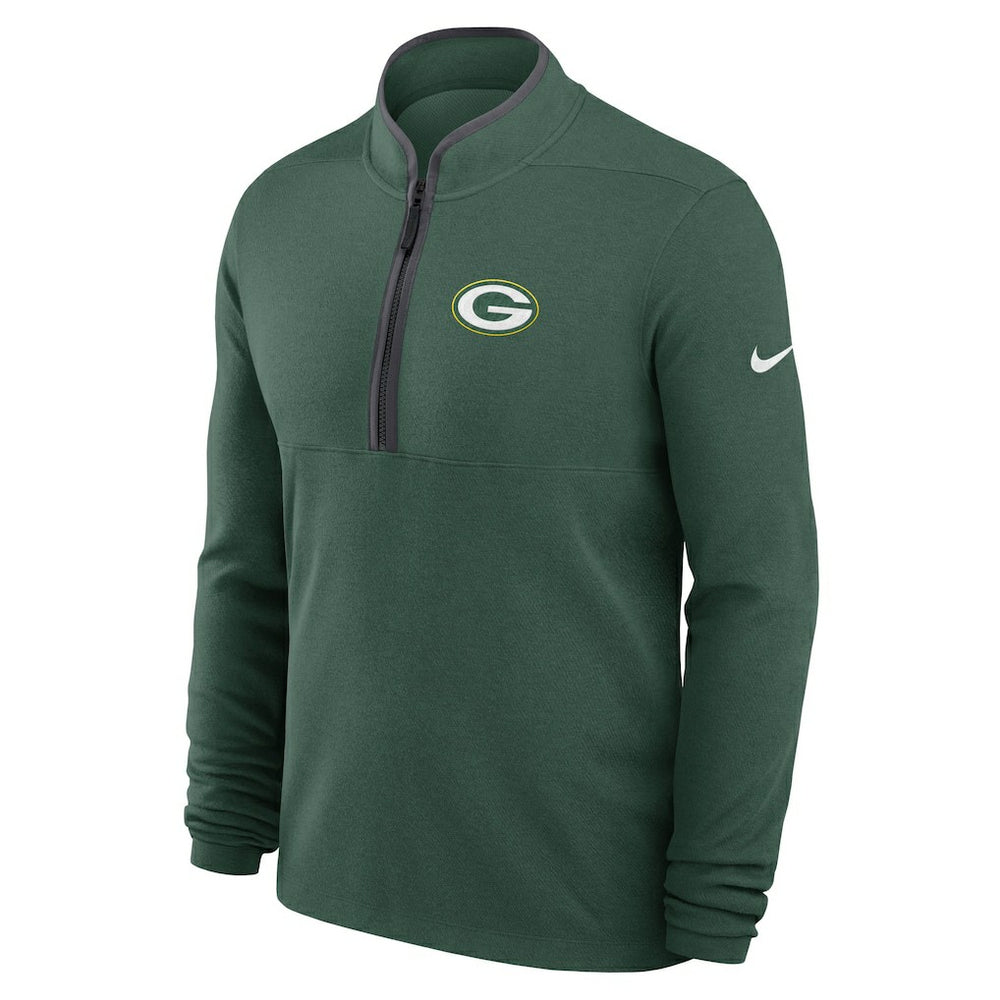 Green Bay Packers Lightweight Victory Dri-FIT Half-Zip Pullover - Green Pullover