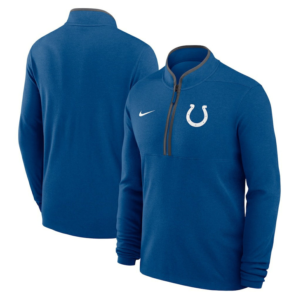 Indianapolis Colts Lightweight Victory Dri-FIT Half-Zip Pullover - Royal Pullover