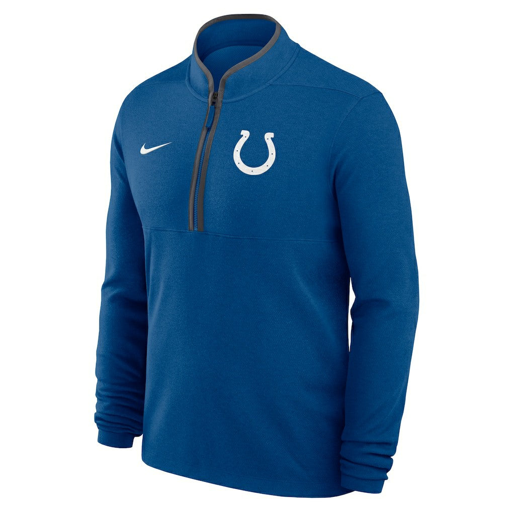 Indianapolis Colts Lightweight Victory Dri-FIT Half-Zip Pullover - Royal Pullover