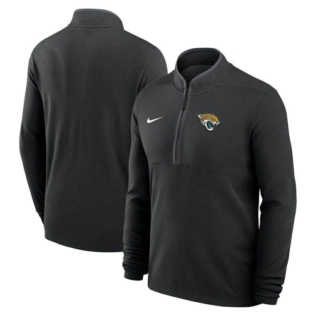 Jacksonville Jaguars Lightweight Victory Dri-FIT Half-Zip Pullover - Black Pullover