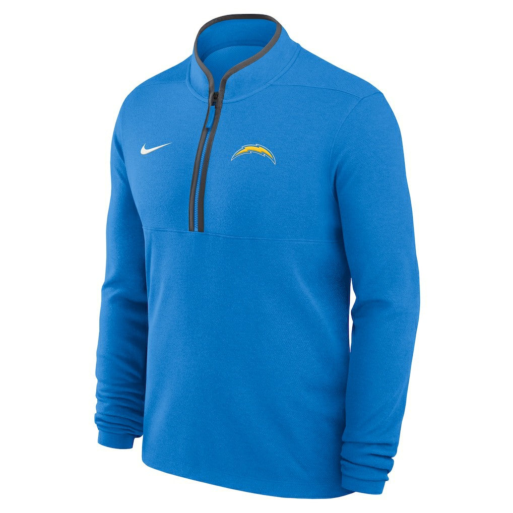 Los Angeles Chargers Lightweight Victory Dri-FIT Half-Zip Pullover - Powder Blue Pullover