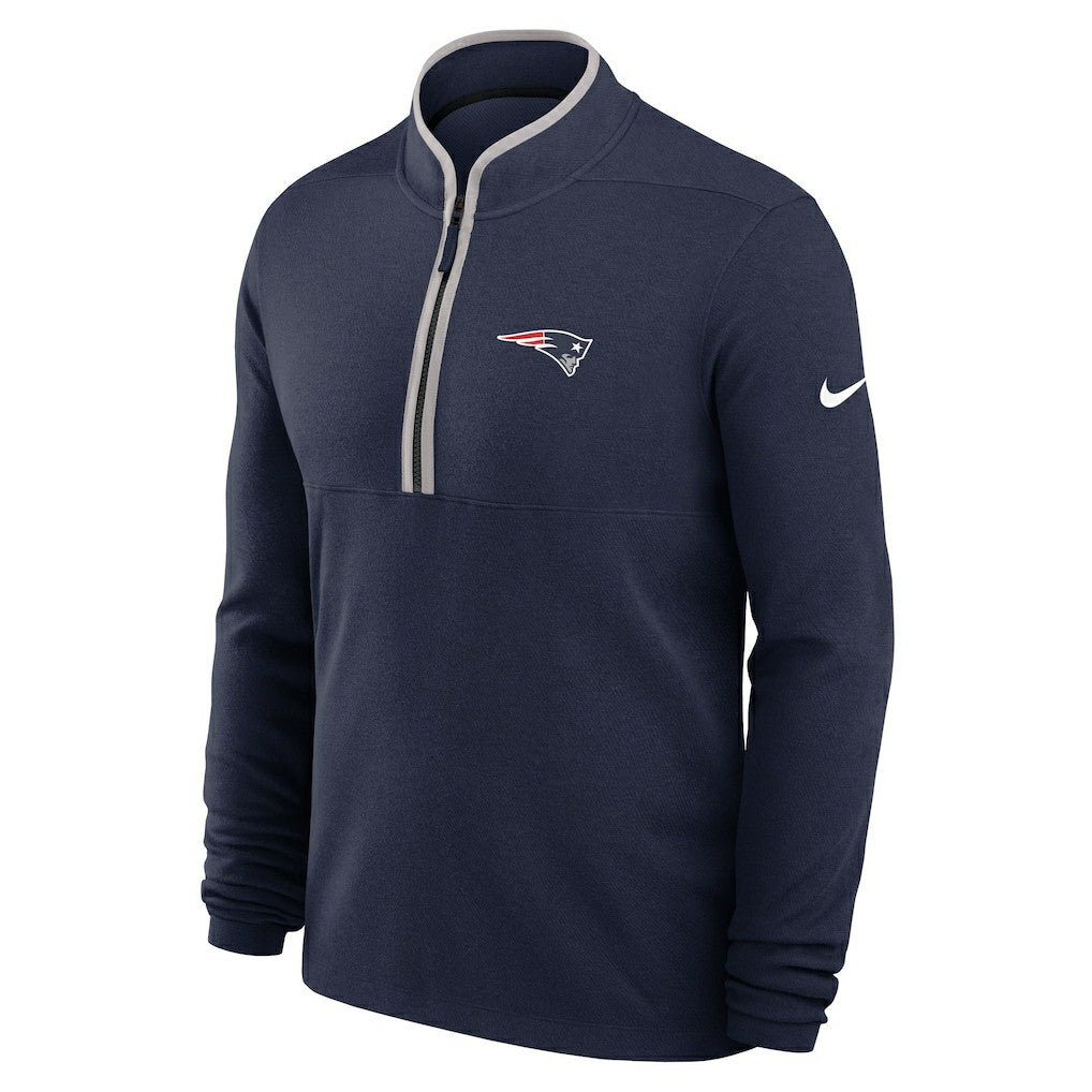 New England Patriots Lightweight Victory Dri-FIT Half-Zip Pullover - Navy Pullover