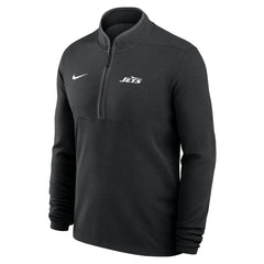 New York Jets Lightweight Victory Dri-FIT Half-Zip Pullover - Black Pullover