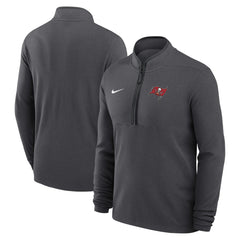 Tampa Bay Buccaneers Lightweight Victory Dri-FIT Half-Zip Pullover - Anthracite Pullover