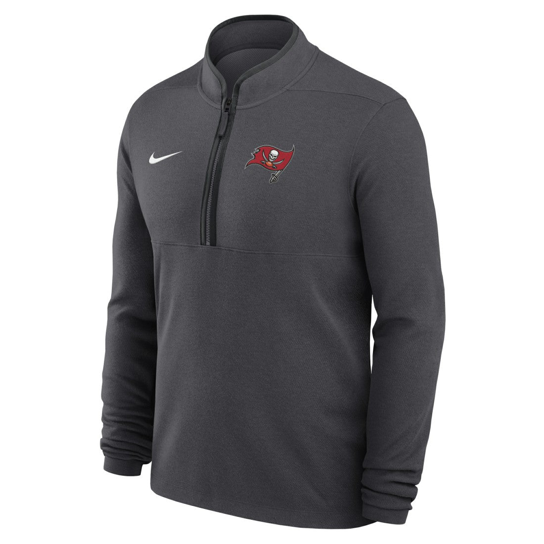 Tampa Bay Buccaneers Lightweight Victory Dri-FIT Half-Zip Pullover - Anthracite Pullover
