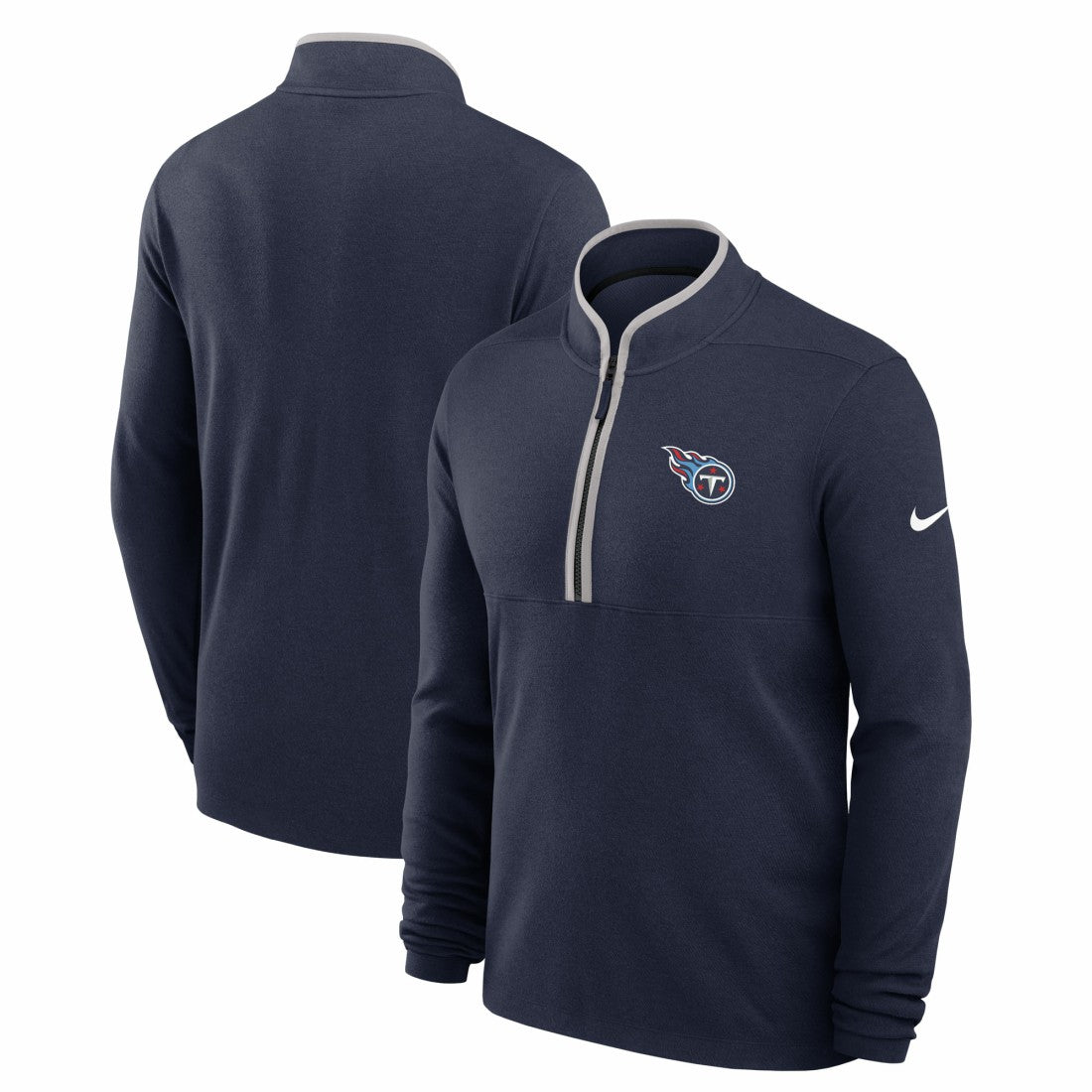 Tennessee Titans Lightweight Victory Dri-FIT Half-Zip Pullover - Navy Pullover