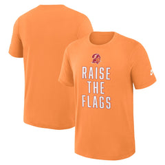 Tampa Bay Buccaneers Rewind Slub Dri-FIT T-Shirt - Orange T-shirts