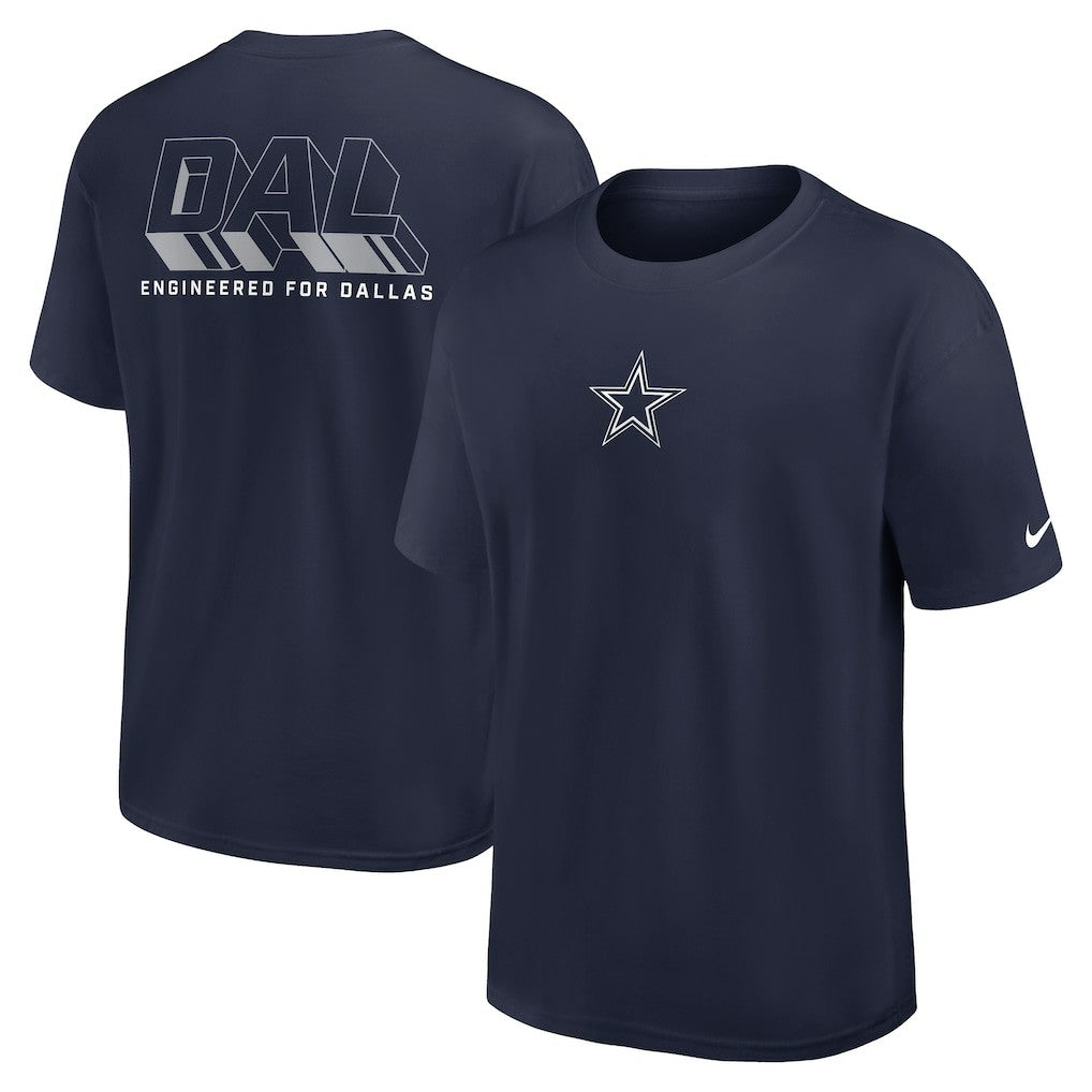 Dallas Cowboys Dominate The Game Essential Max90 T-Shirt - Navy T-shirts