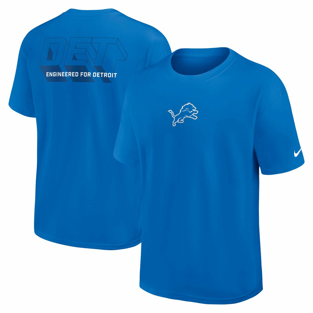 Detroit Lions Dominate The Game Essential Max90 T-Shirt - Blue T-shirts