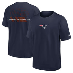 New England Patriots Dominate The Game Essential Max90 T-Shirt - Navy T-shirts