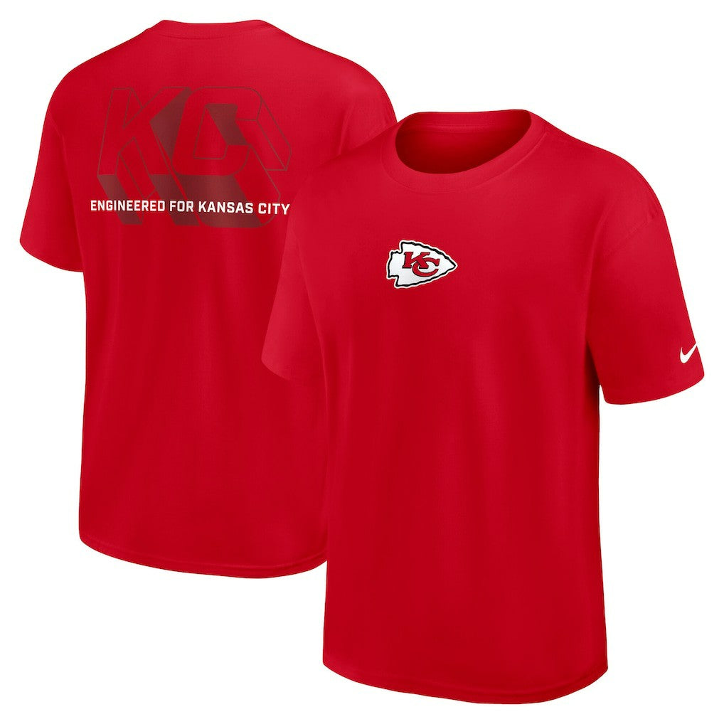 Kansas City Chiefs Dominate The Game Essential Max90 T-Shirt - Red T-shirts