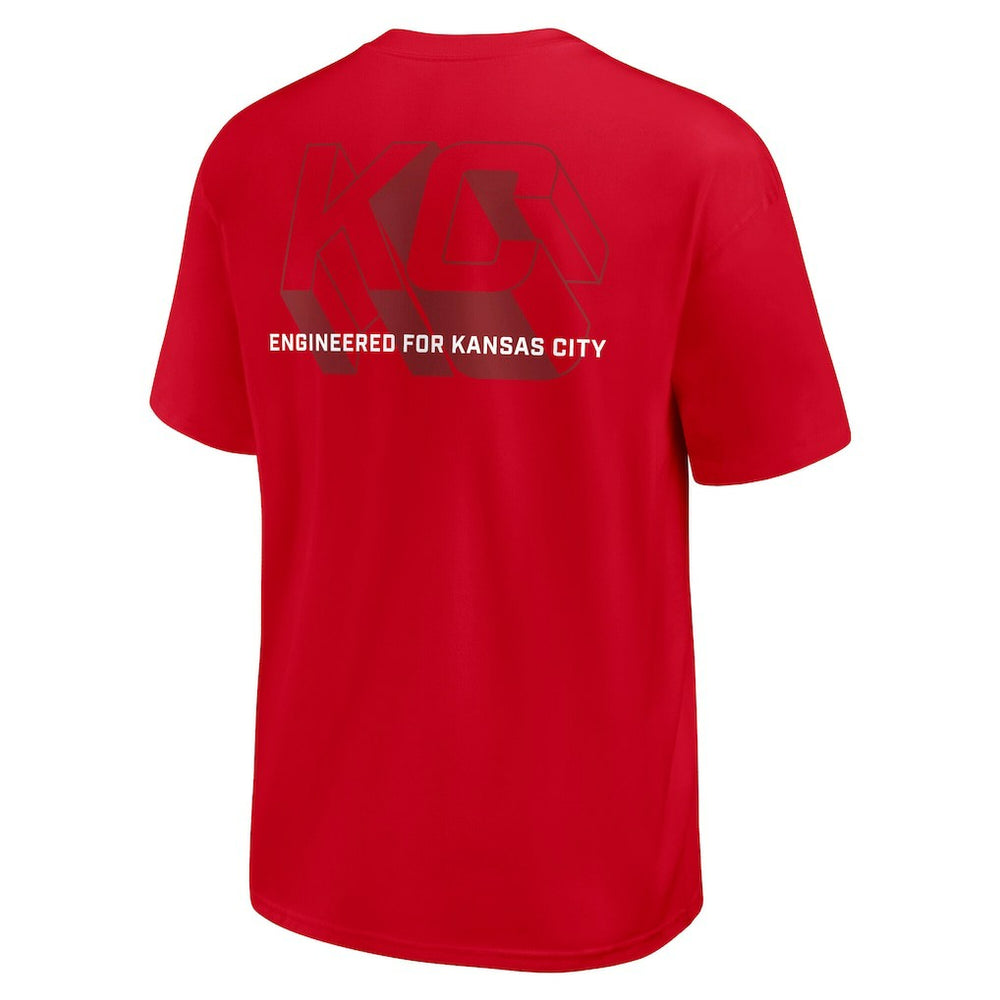 Kansas City Chiefs Dominate The Game Essential Max90 T-Shirt - Red T-shirts