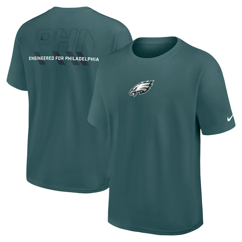 Philadelphia Eagles Dominate The Game Essential Max90 T-Shirt - Midnight Green T-shirts