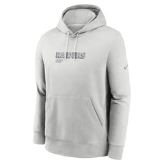 Las Vegas Raiders Edge Pack French Terry Club Pullover Hoodie - Gray Hoodies