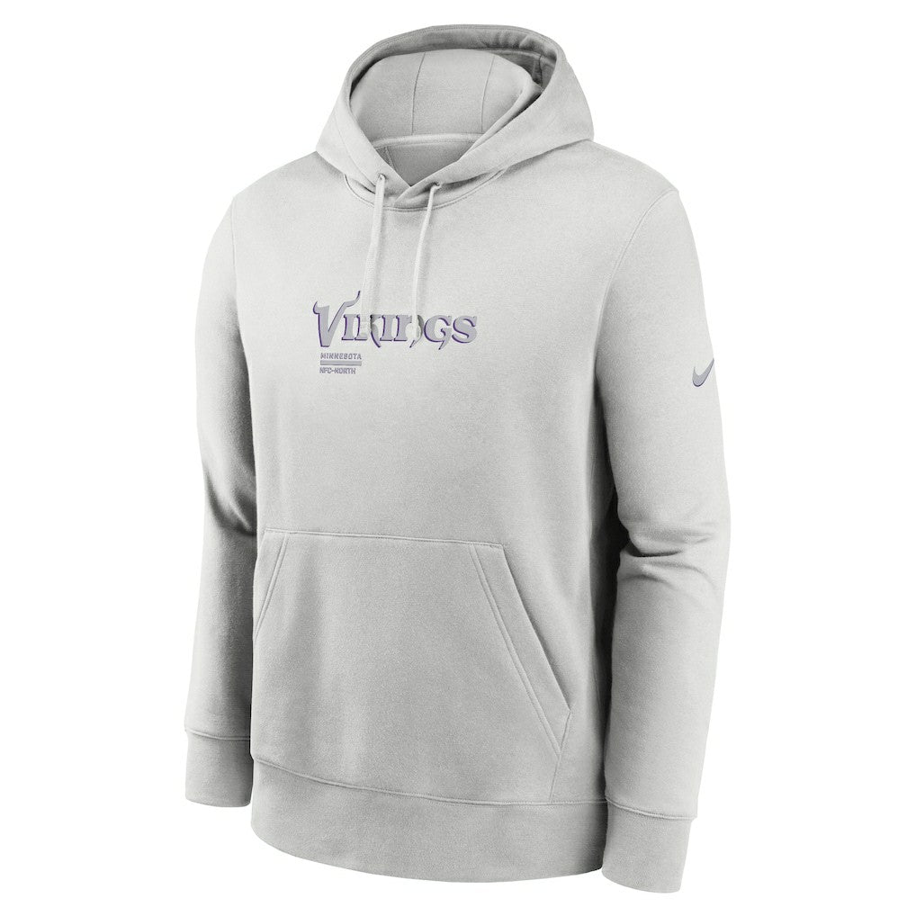 Minnesota Vikings Edge Pack French Terry Club Pullover Hoodie - Gray Hoodies