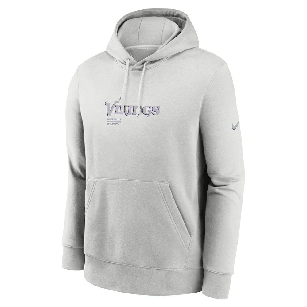 Minnesota Vikings Edge Pack French Terry Club Pullover Hoodie - Gray Hoodies