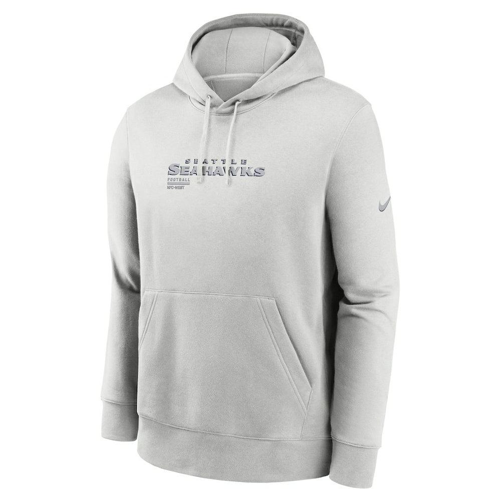 Seattle Seahawks Edge Pack French Terry Club Pullover Hoodie - Gray Hoodies