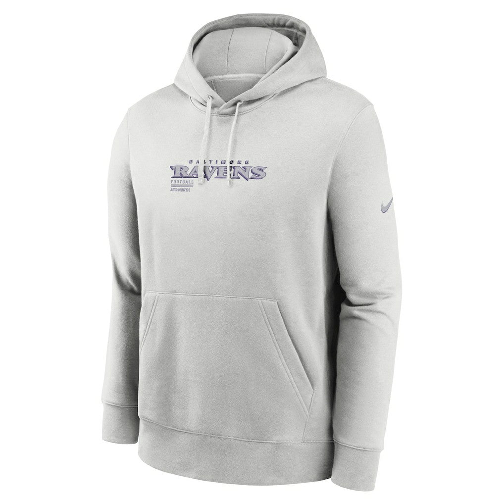 Baltimore Ravens Edge Pack French Terry Club Pullover Hoodie - Gray Hoodies