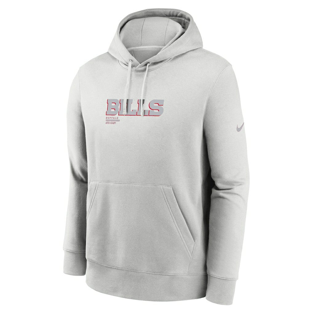 Buffalo Bills Edge Pack French Terry Club Pullover Hoodie - Gray Hoodies