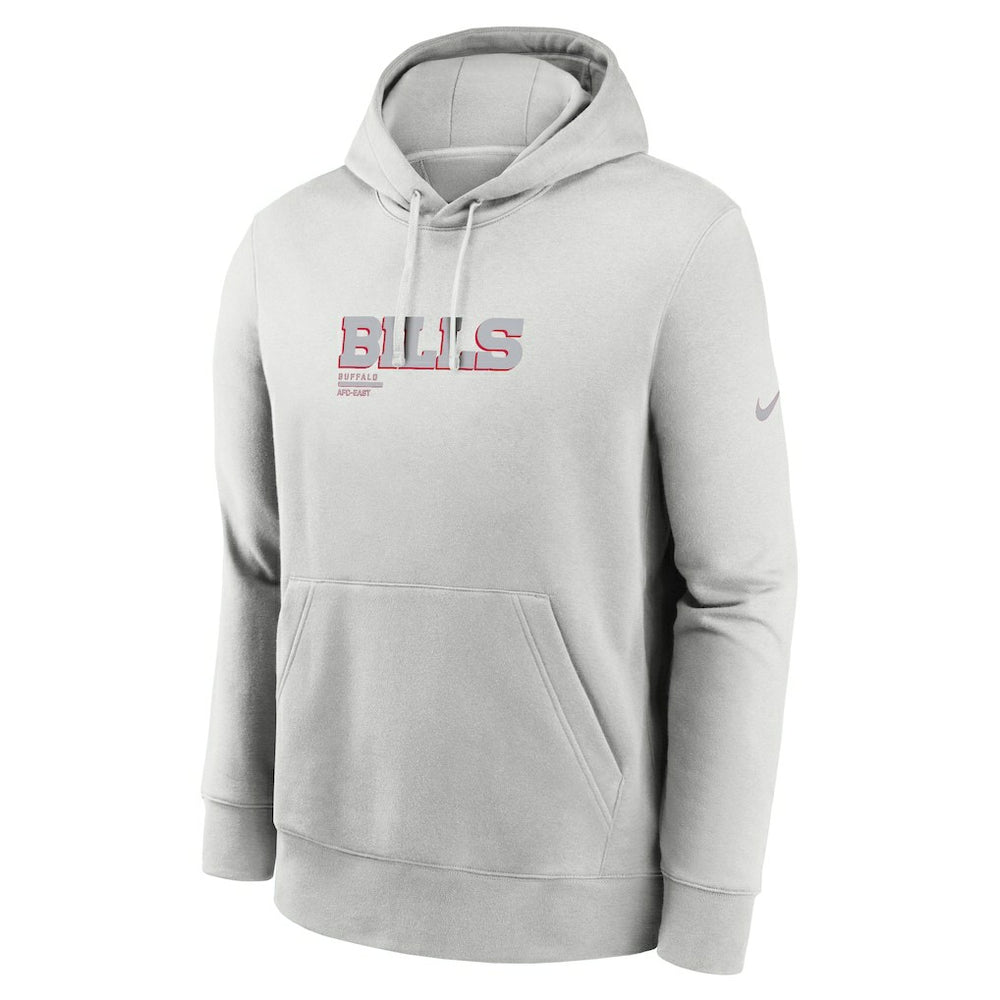 Buffalo Bills Edge Pack French Terry Club Pullover Hoodie - Gray Hoodies