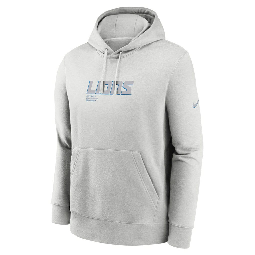 Detroit Lions Edge Pack French Terry Club Pullover Hoodie - Gray Hoodies
