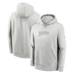 Green Bay Packers Edge Pack French Terry Club Pullover Hoodie - Gray Hoodies