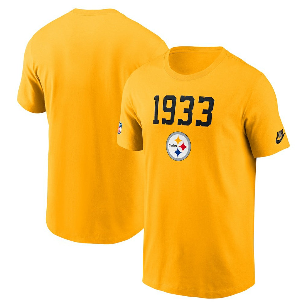 Pittsburgh Steelers 1933 Alt Pack Onside Conversion Performance T-Shirt - Gold T-shirts