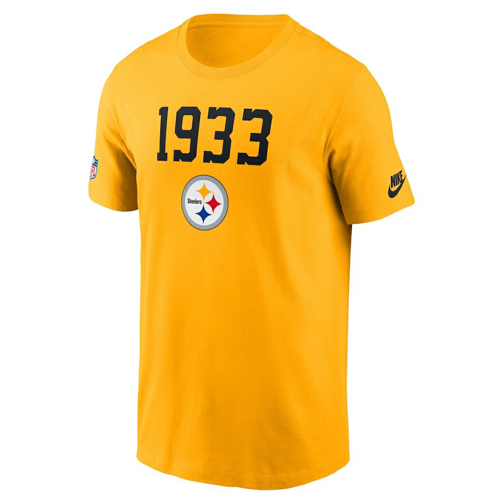 Pittsburgh Steelers 1933 Alt Pack Onside Conversion Performance T-Shirt - Gold T-shirts