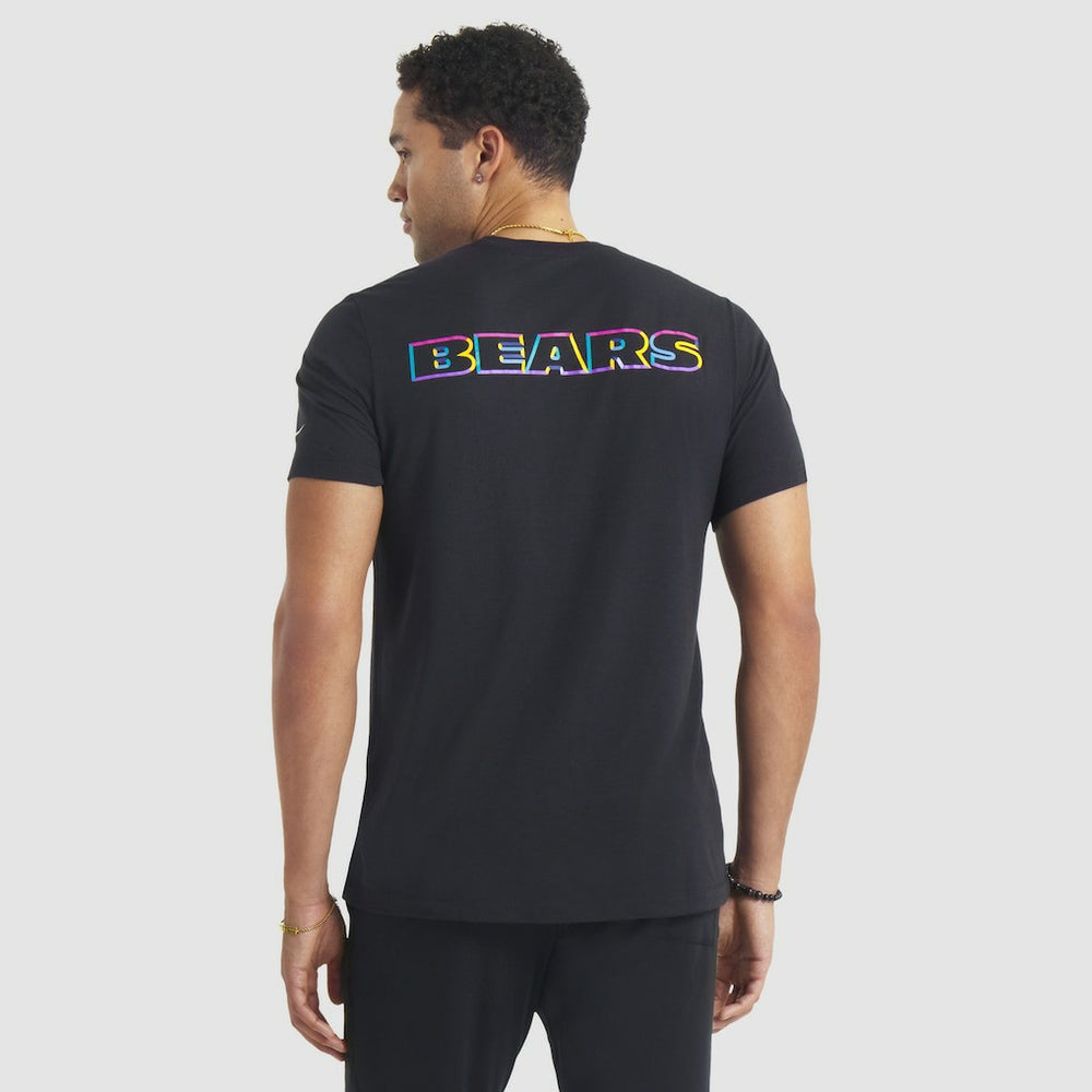 Chicago Bears 2025 NFL Crucial Catch Tri-Blend Dri-FIT T-Shirt - Black T-shirts