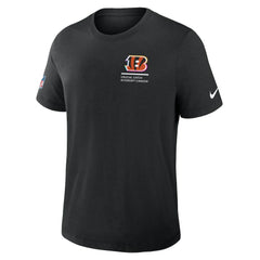 Cincinnati Bengals 2025 NFL Crucial Catch Tri-Blend Dri-FIT T-Shirt - Black T-shirts