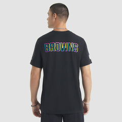 Cleveland Browns 2025 NFL Crucial Catch Tri-Blend Dri-FIT T-Shirt - Black T-shirts