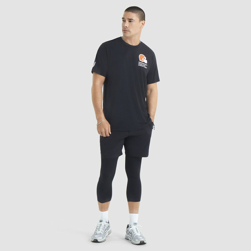 Cleveland Browns 2025 NFL Crucial Catch Tri-Blend Dri-FIT T-Shirt - Black T-shirts
