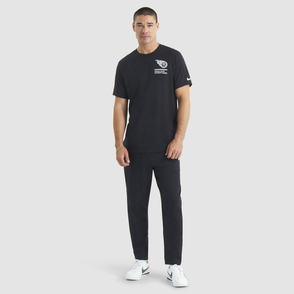 Tennessee Titans 2025 NFL Crucial Catch Tri-Blend Dri-FIT T-Shirt - Black T-shirts