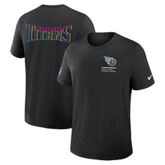 Tennessee Titans 2025 NFL Crucial Catch Tri-Blend Dri-FIT T-Shirt - Black T-shirts
