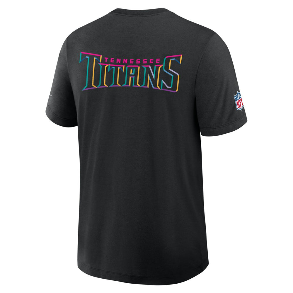 Tennessee Titans 2025 NFL Crucial Catch Tri-Blend Dri-FIT T-Shirt - Black T-shirts