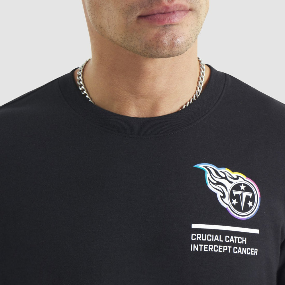 Tennessee Titans 2025 NFL Crucial Catch Tri-Blend Dri-FIT T-Shirt - Black T-shirts