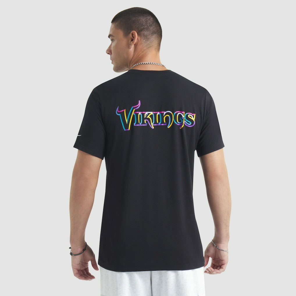 Minnesota Vikings 2025 NFL Crucial Catch Tri-Blend Dri-FIT T-Shirt - Black T-shirts