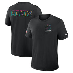 Indianapolis Colts 2025 NFL Crucial Catch Tri-Blend Dri-FIT T-Shirt - Black T-shirts