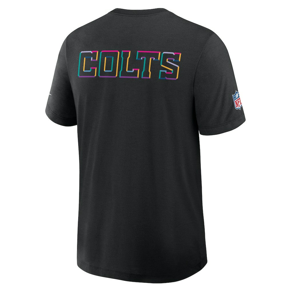 Indianapolis Colts 2025 NFL Crucial Catch Tri-Blend Dri-FIT T-Shirt - Black T-shirts