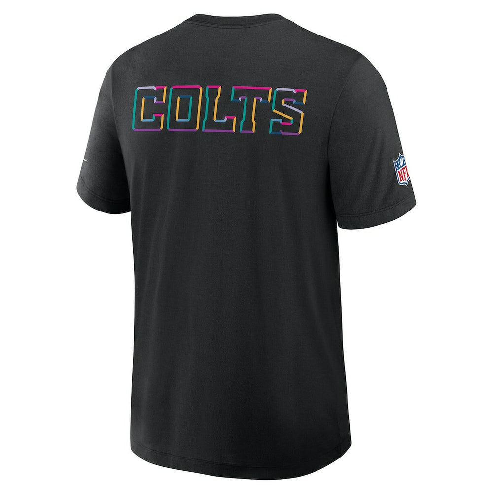Indianapolis Colts 2025 NFL Crucial Catch Tri-Blend Dri-FIT T-Shirt - Black T-shirts