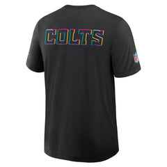 Indianapolis Colts 2025 NFL Crucial Catch Tri-Blend Dri-FIT T-Shirt - Black T-shirts