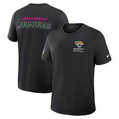 Jacksonville Jaguars 2025 NFL Crucial Catch Tri-Blend Dri-FIT T-Shirt - Black T-shirts
