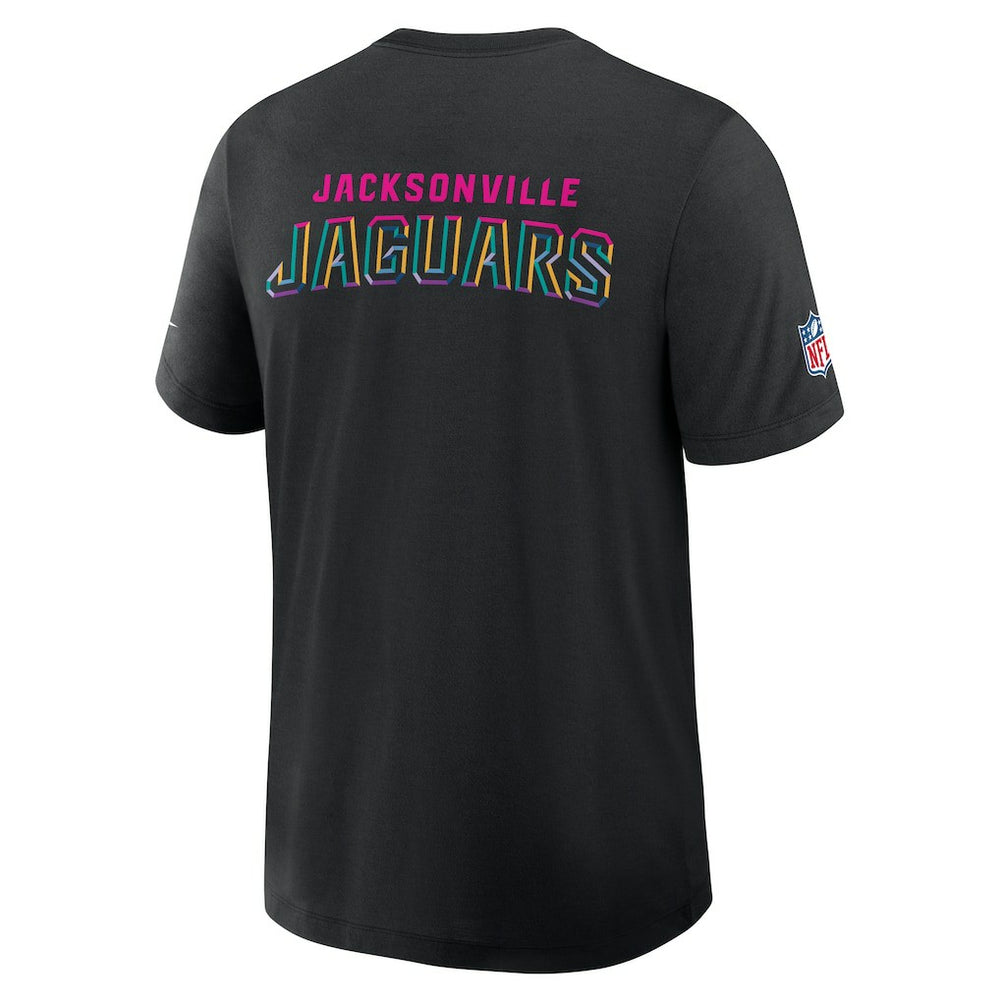 Jacksonville Jaguars 2025 NFL Crucial Catch Tri-Blend Dri-FIT T-Shirt - Black T-shirts