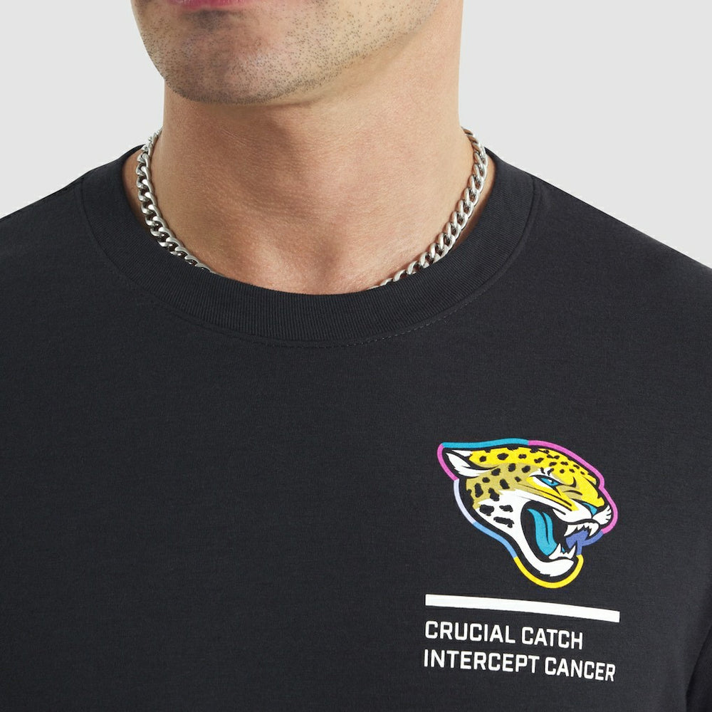 Jacksonville Jaguars 2025 NFL Crucial Catch Tri-Blend Dri-FIT T-Shirt - Black T-shirts