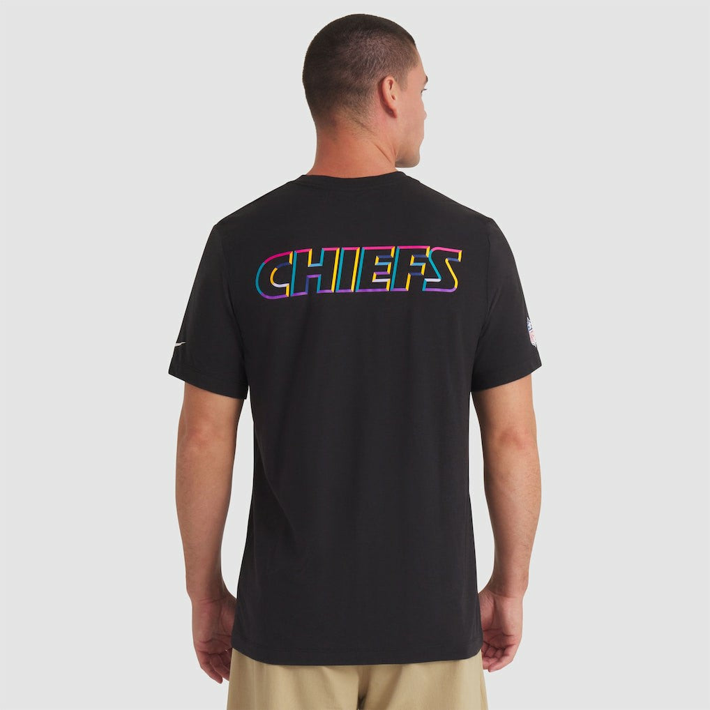 Kansas City Chiefs 2025 NFL Crucial Catch Tri-Blend Dri-FIT T-Shirt - Black T-shirts