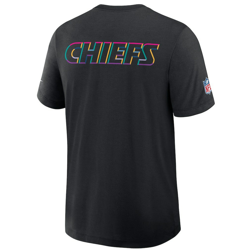 Kansas City Chiefs 2025 NFL Crucial Catch Tri-Blend Dri-FIT T-Shirt - Black T-shirts