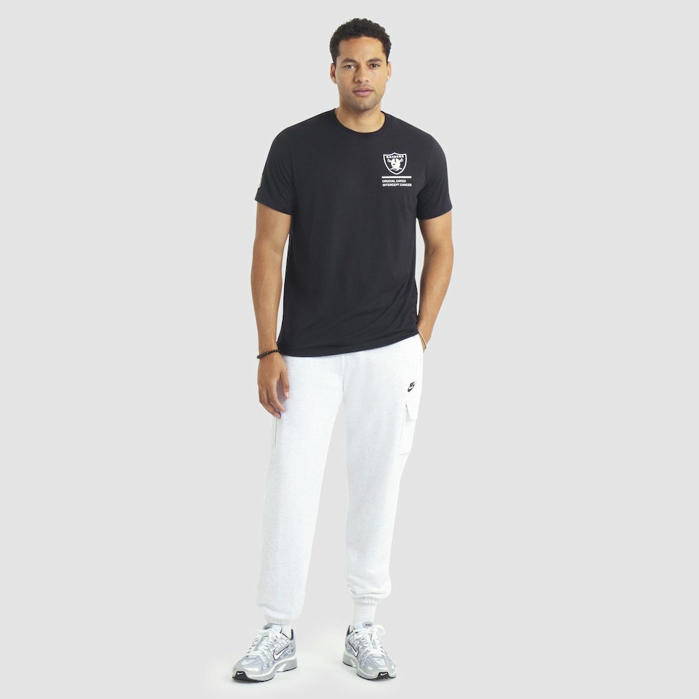 Las Vegas Raiders 2025 NFL Crucial Catch Tri-Blend Dri-FIT T-Shirt - Black T-shirts